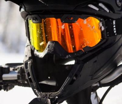 Winter helmets and goggles