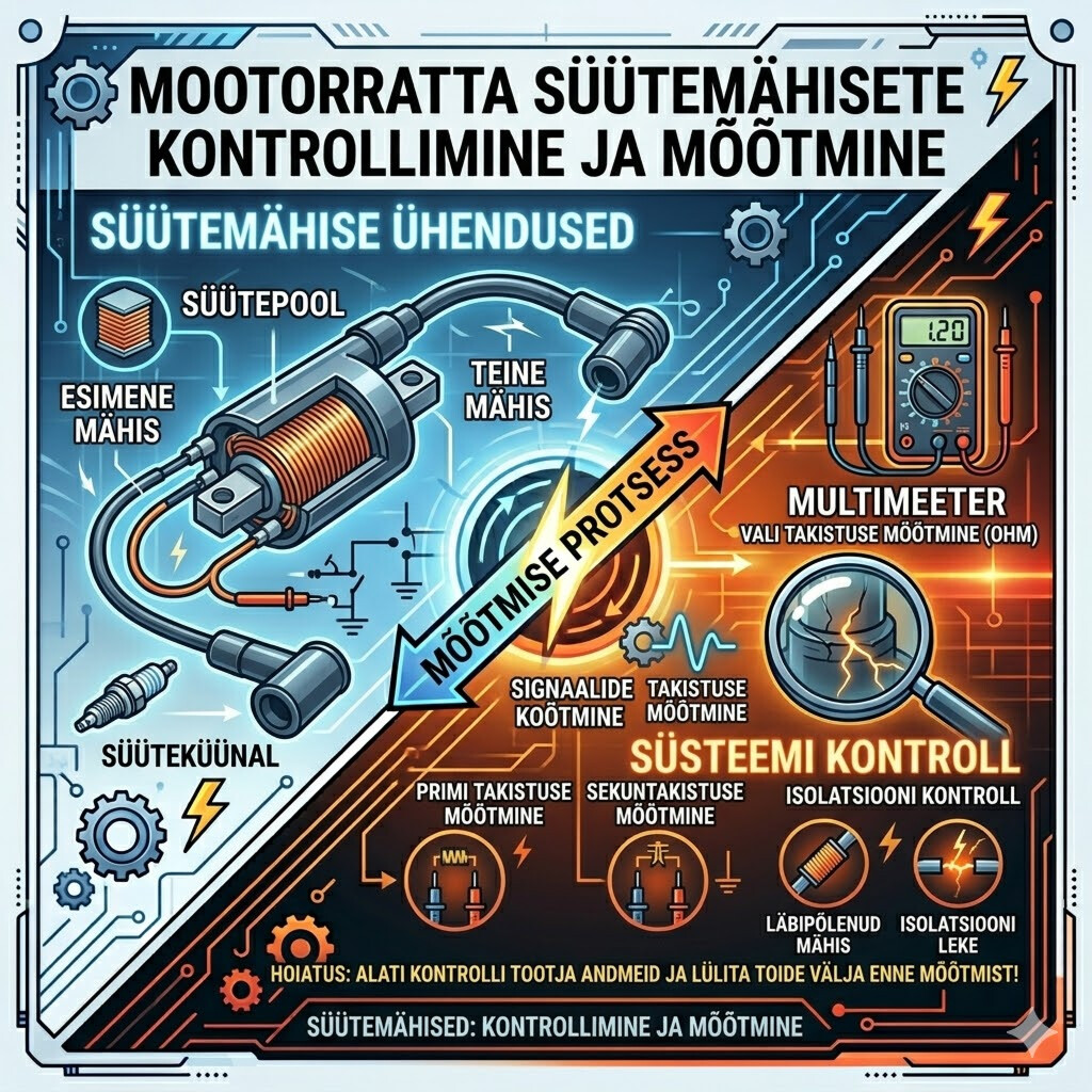 Kaip matuoti motociklų ir keturračių statorius