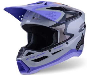 HELMET YTH SM3 JETTSON GRAY/PU