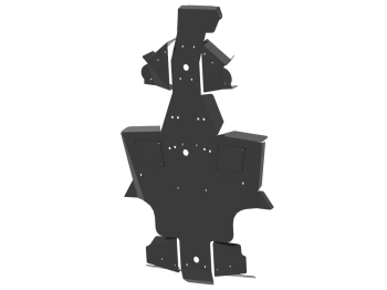 Põhjakaitse täis komplekt (plastik): Honda TRX 420 FA (-2013)