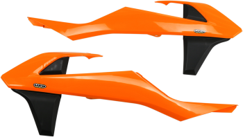 RADIATOR CVR KTM 16-18 OR/BK