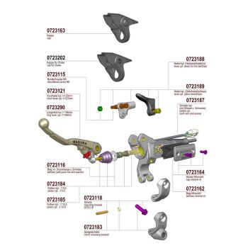 167 - PISTON KIT Ø9.5 MM MINER