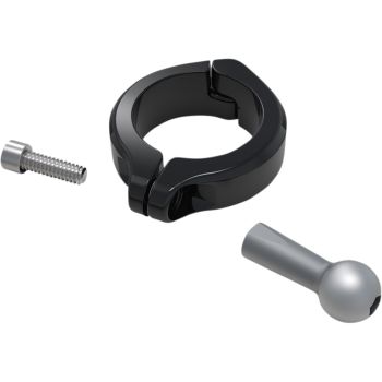 CLAMP W/BALL MNT 1.5 BLK