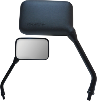 MIRROR PU AX BLK COMP RHL