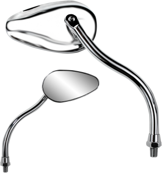 MIRROR PU TEARDROP CHR