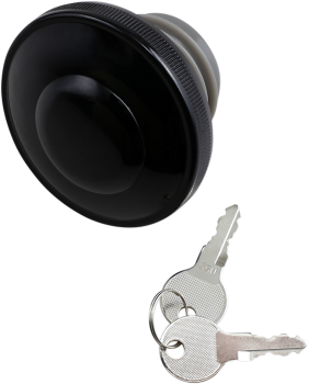 CAP GAS LOCK BLK VENT