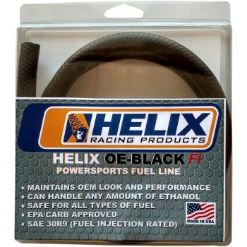 FUEL LINE FI BLK 3/8X3'