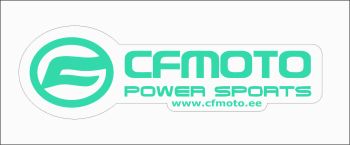 Kleebis CFMoto - valge äärega