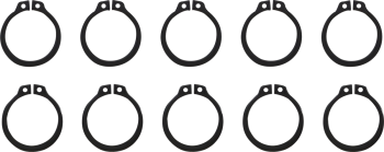 WASHER SNAP RING SC 10PK