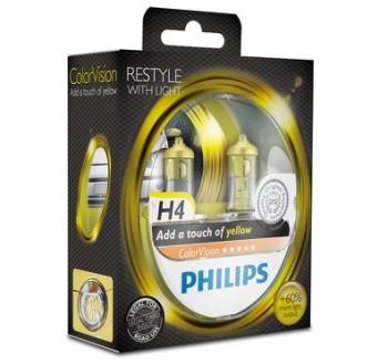 AUTOL.PHILIPS H4 COLORVISION K