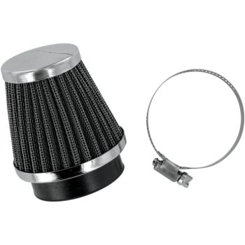 AIR FILTER CHROME END 52MM