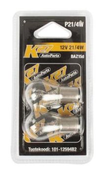 AUTOL.K27 P21/4W 12V21/4W BAZ15D BLISTER