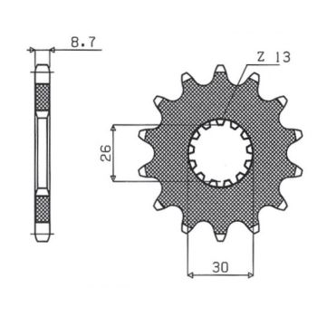 DRIVE SPROCKET 530 18T