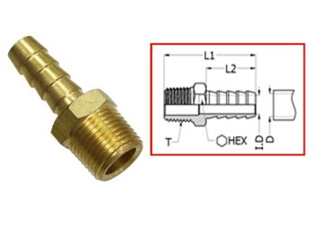 SeaX, connector Universal 1/4 NPT x 3/8