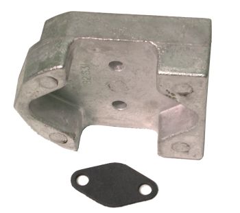 Perf metals anode, Gimbal Housing Block