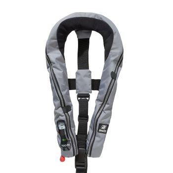 Baltic Compact 100 auto inflatable lifejacket grey 30-110kg