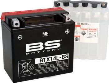 BS Battery BTX14L-BS MF (cp) Maintenance Free
