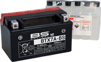 BS Battery BTX7A-BS MF (cp) Maintenance Free
