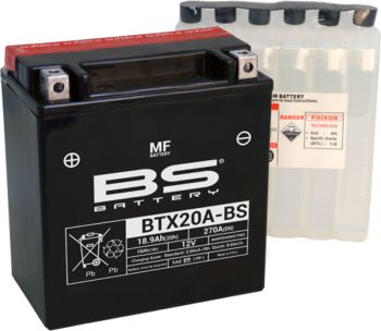 BS Battery BTX20A-BS MF (cp) Maintenance Free