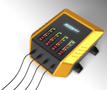 Motobatt 4-Bank 9 step charger 12V 2,0 Amp