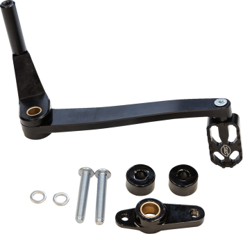 Brake Pedal mid-mount Black M8