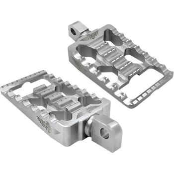 FOOTPEGS MX V1 M8 SOFTAIL SILV