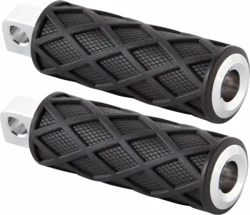 FOOTPEGS - DIAMOND - CHROME