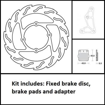 BRAKE KIT FRONT FIX 260MM