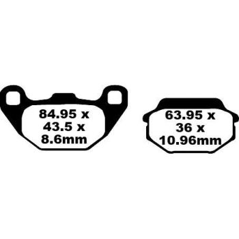 BRAKE PAD FA SER ORGANIC