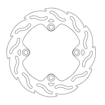 BRAKE DISC FLAME REAR