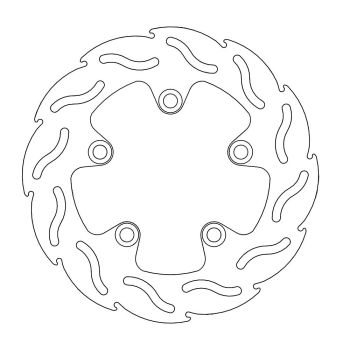 BRAKE DISC FLAME REAR