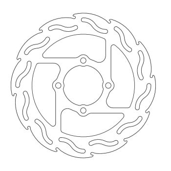 BRAKE DISC FLAME REAR