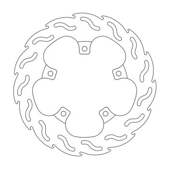 BRAKE DISC FLAME REAR