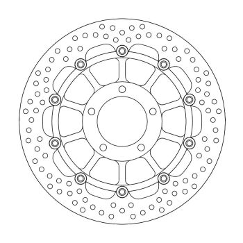 BRAKE DISC HALO FLOAT FT