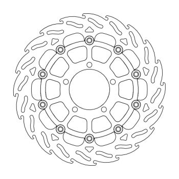 BRAKE DISC FLAME FLOAT FT R