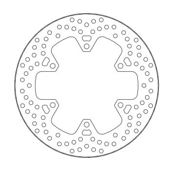 BRAKE DISC HALO REAR