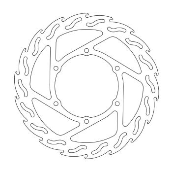 BRAKE DISC FLAME FRONT