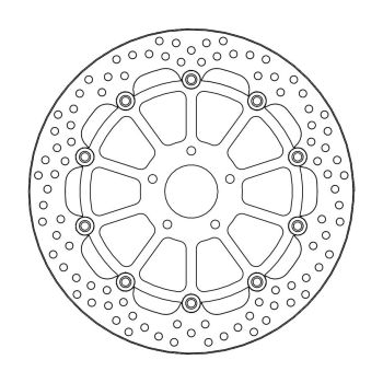 BRAKE DISC HALO RACING FR
