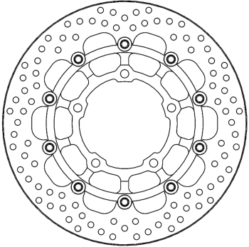 BRAKE DISC HALO FLOAT FT R
