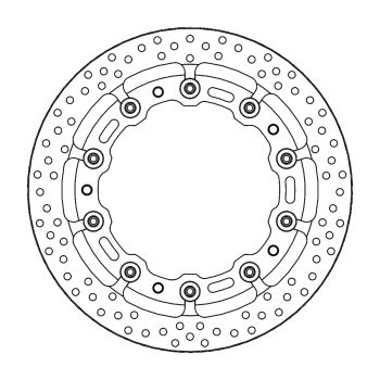 BRAKE DISC HALO T-FLOATER FT