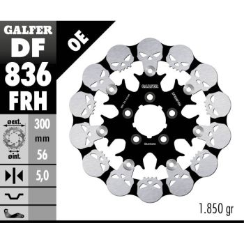 BRAKE DISC FLOAT SKULL