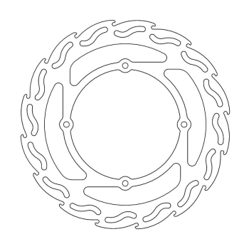 BRAKE DISC FLAME FRONT