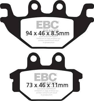 BRAKE PAD CARBON SCOOTER