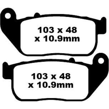 BRAKE PAD FA SER ORGANIC