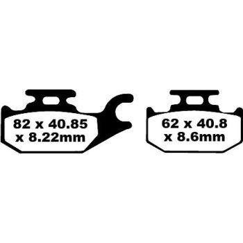 BRAKE PAD SFA ORG SCOOTER