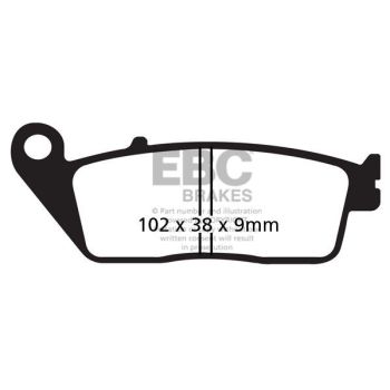 BRAKE PAD VEE SEMISNTRD