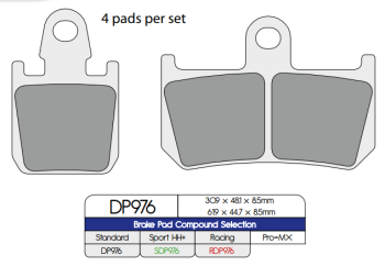 BRAKE PAD SINTER