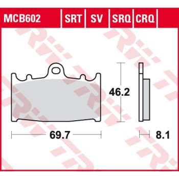 BRAKE PADS SINTER TRACK