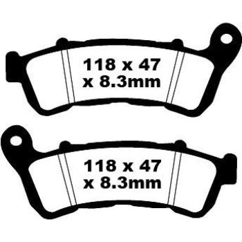 BRAKE PAD FA SER ORGANIC