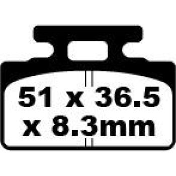 BRAKE PAD SFA ORG SCOOTER